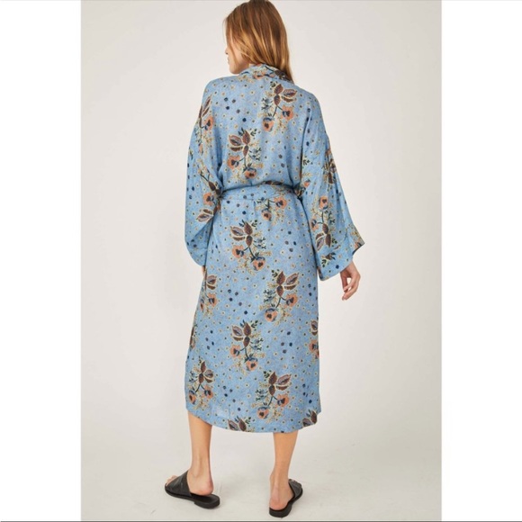 Free People Gigi Robe / Denim Combo - Picture 3 of 7